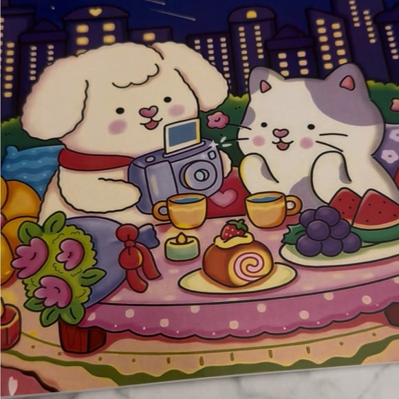 3 pack, Coloring Books, Cute Cartoon Picnic Blanket - Picture 1 of 3